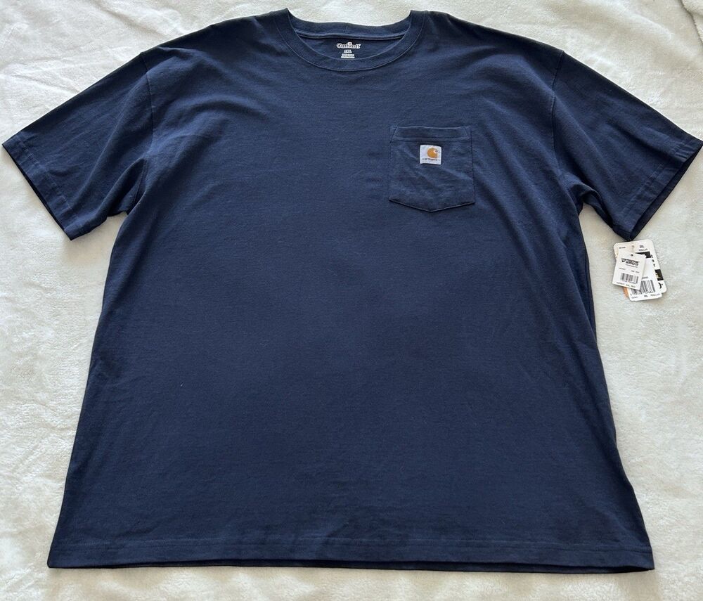 Carhartt K87 Short Sleeve Tee Heavy Weight Pocket T Shirt UPF Fabric 2XL